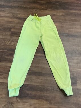 lululemon athletica Neon Lime Kids Joggers
